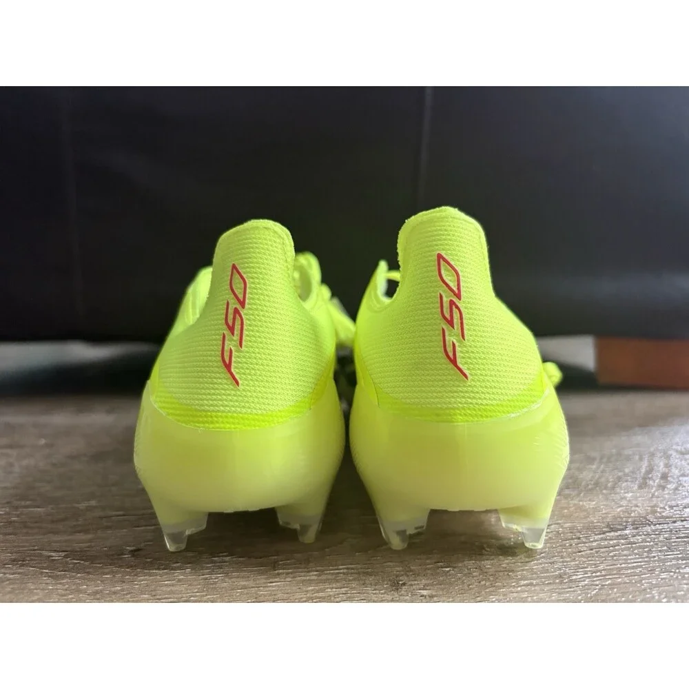 Adidas F50 Elite FG Soccer Cleats Team Solar Yellow 2 Black Sz 12 JR6457